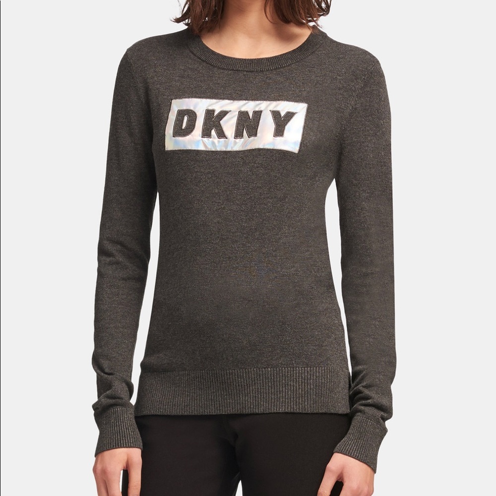 NWT DKNY Block Logo Sweater In XL